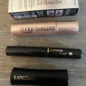 Lancome Mascara, Masacar Flutter Extension and Lipstick New